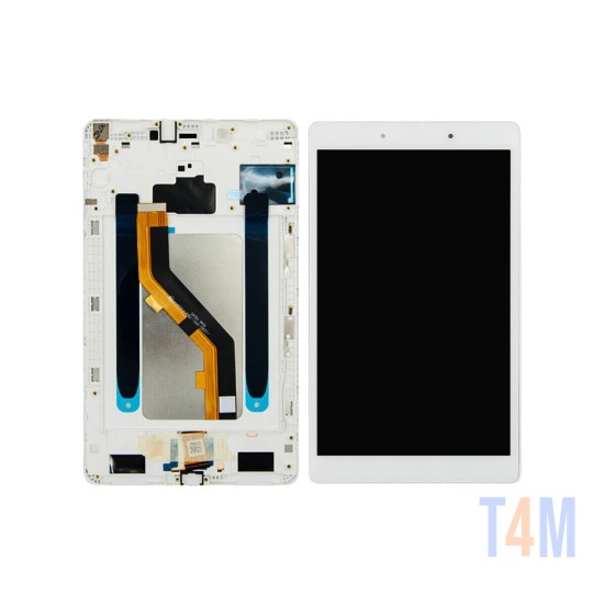 TOUCH+DISPLAY COM FRAME SAMSUNG GALAXY TAB A 8.0" WIFI/T295 BRANCO